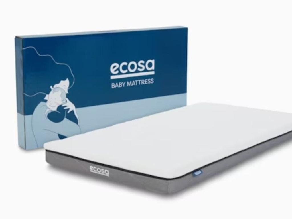 The Ecosa Cot Mattress is washable and breathable. Picture: Ecosa