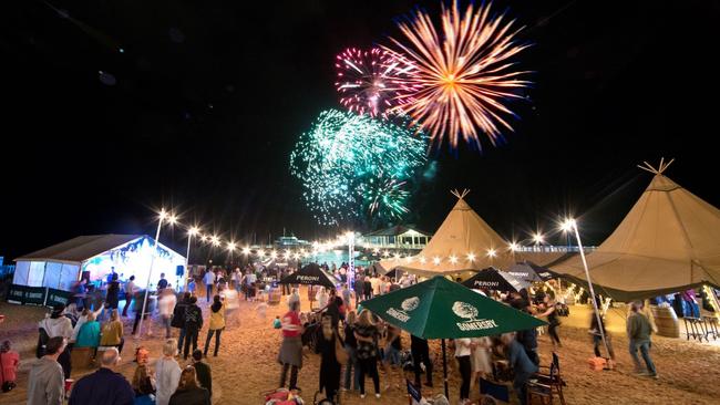 Fireworks will fill the sky on Saturday night at the Moreton Bay Food and Wine Festival. Picture: Dominika Lis