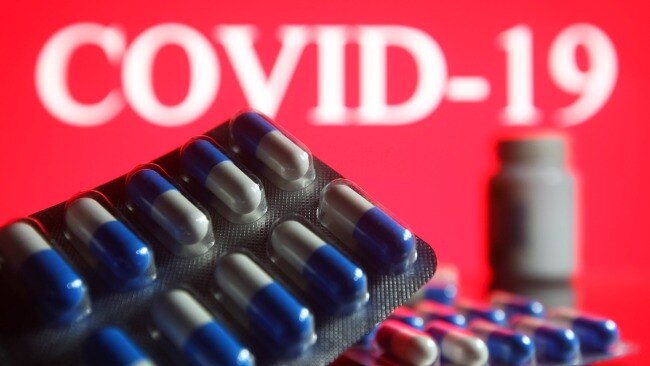 Results from the treatment show the pill "significantly reduced the proportion of people with COVID-19 related hospitalisation or death from any cause" by 88 per cent. Picture: Getty Images