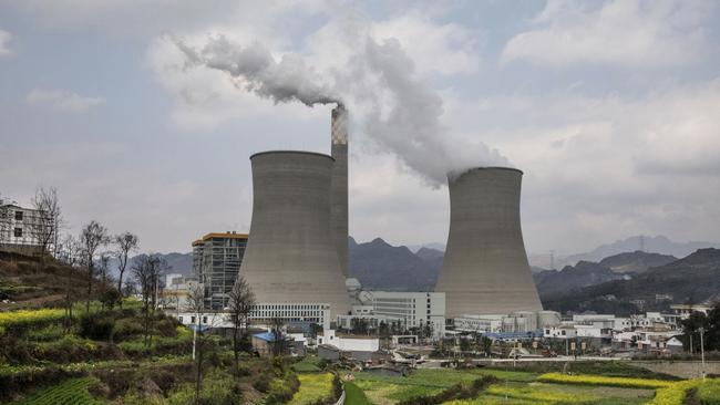 While nations such as China dominate global emissions and are increasing them, ‘nations such as Australia and New Zealand need not panic over the use of fossil fuels’. Picture: Getty Images