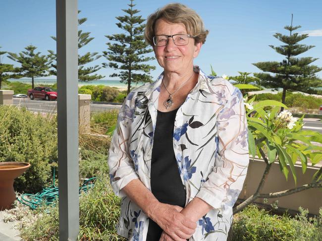 Former Australian Democrats Senator Meg Lees at home in Semaphore, South Australia.