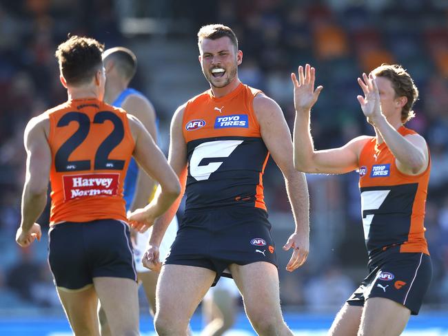 The Giants had to adapt against Gold Coast but still came away with the four points. Picture: Phil Hillyard