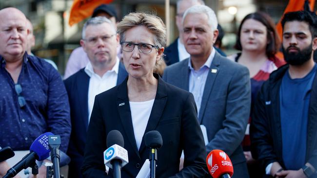 ACTU secretary Sally McManus. Picture: Nikki Short/NewsWire