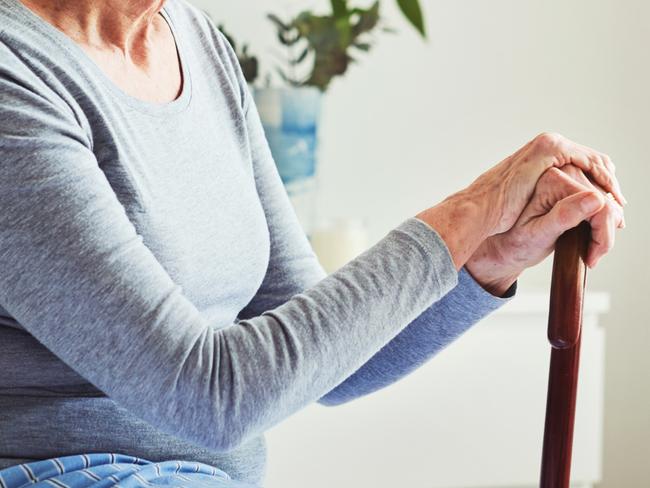 SENIORS -  Sitting in solitude with her deep thoughts Picture: Istock