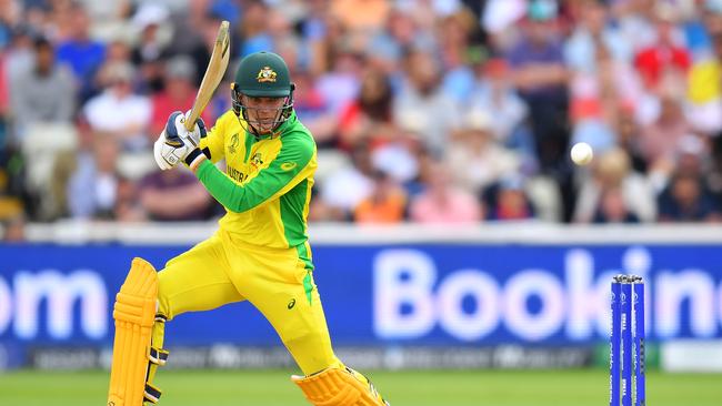 Alex Carey of Australia bats during the Semi-Final of the ICC Cricket World Cup at Birmingham, England. Picture: Getty Images