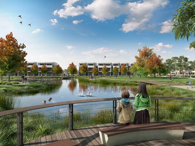 Artist impression of Kingswood Dingley Village.