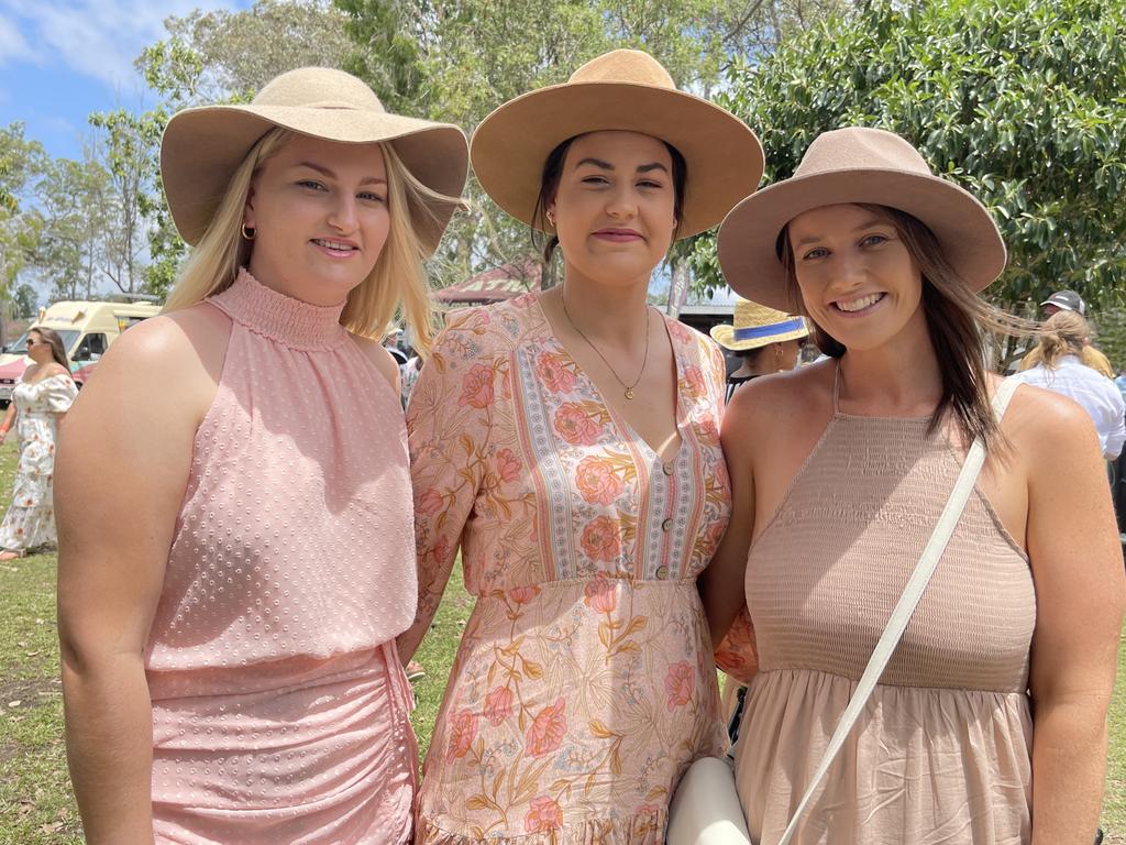 The girls looked stunning at the Torbanlea Picnic Races.