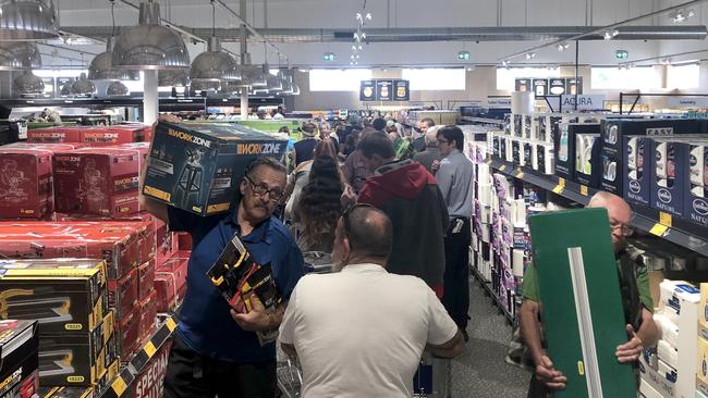 The opening of South Rockhampton's ALDI store