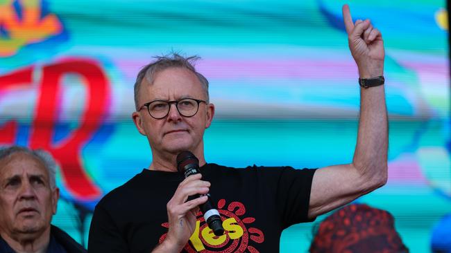 Anthony Albanese badly misread the electorate’s mood on the Voice. Picture: Getty