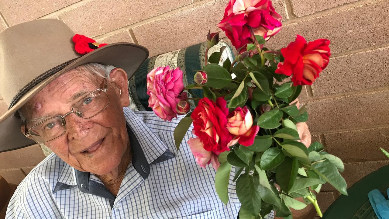 This rose was developed to commemorate the Rats of Tobruk, it’s named ‘No Surrender’, which was the motto of the Aussies who gave Hitler his first ever defeat on land.