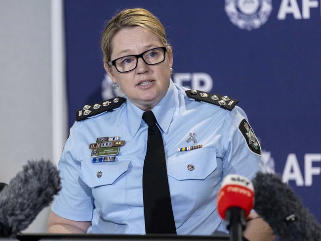 AFP Commander Helen Schneider.