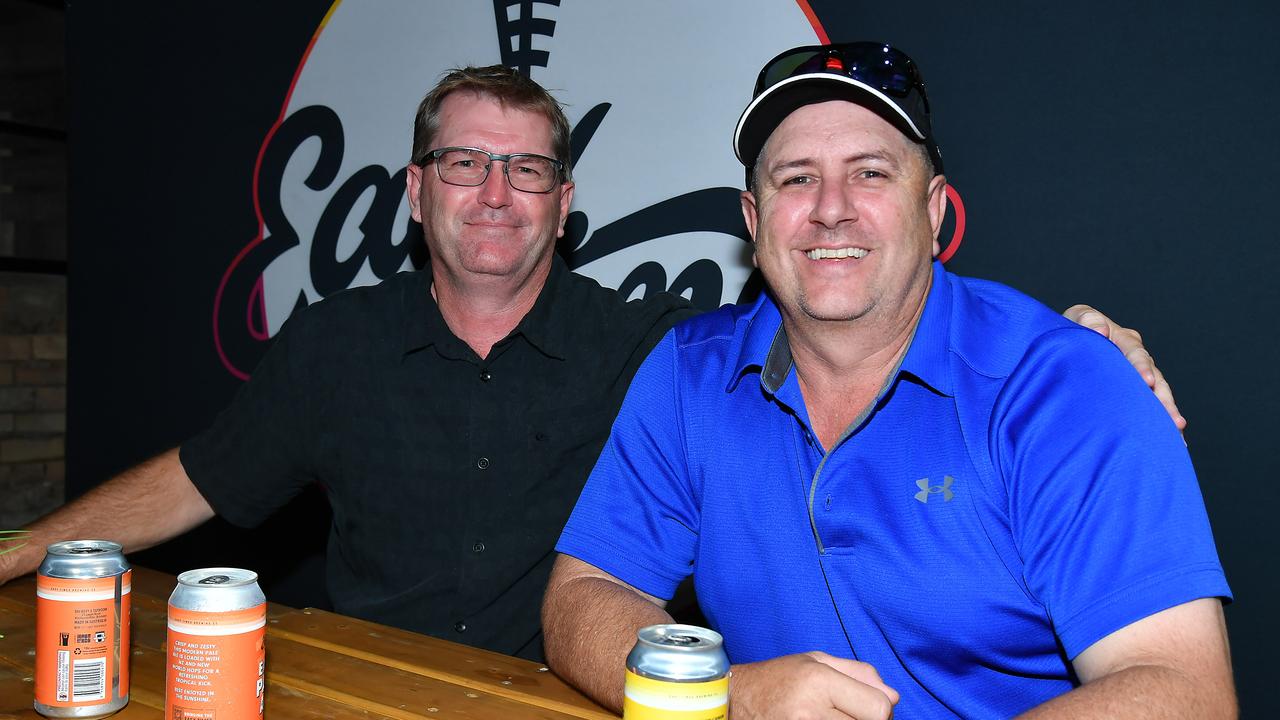 People at Easy Times Brewing ahead of day one of the Gabba Test vs. the West Indies. Thursday January 25, 2024. Picture, John Gass