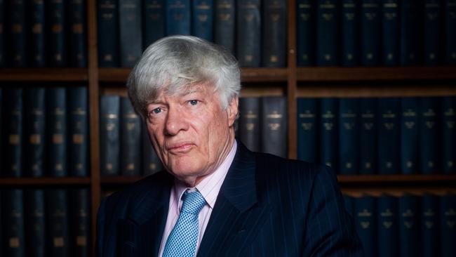 Putting the world to rights: Geoffrey Robertson QC.