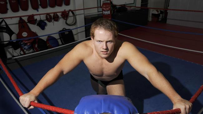 Pro wrestler Jack J Bonza, also known as Steve Teulan, has pleaded guilty to high range drink-driving after almost running into the back of parked police car at a RBT site. Picture: Martin Lange