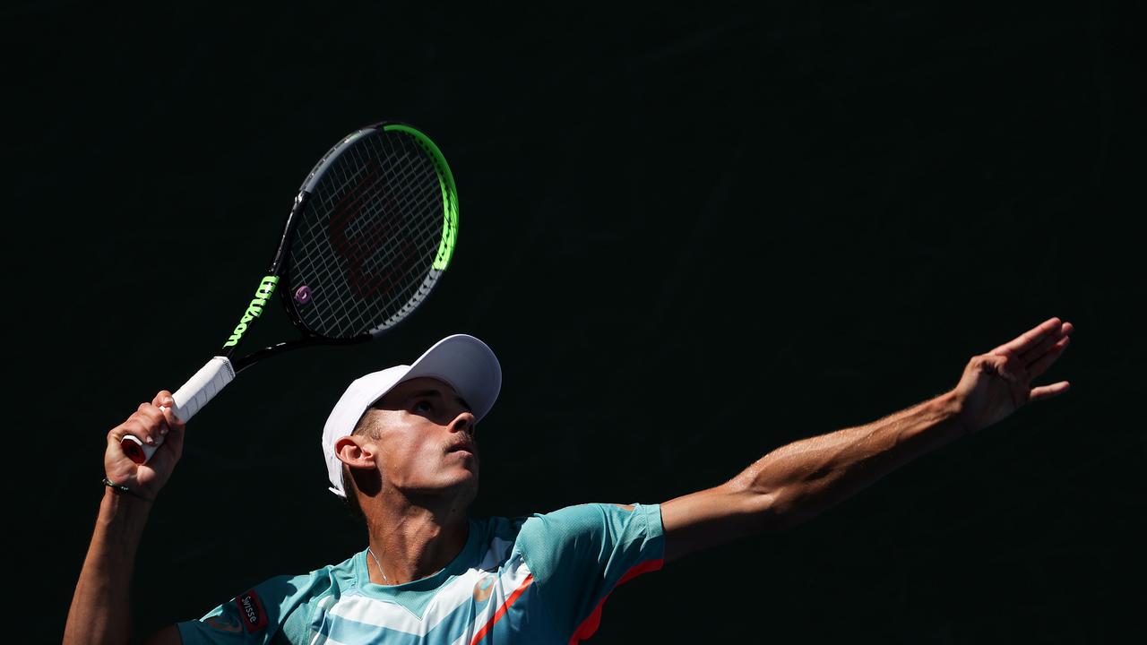 Alex de Minaur is through to the quarter-finals. (Photo by Al Bello/Getty Images)