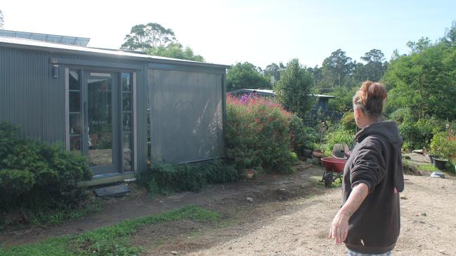 Lettie Pope's demountable. Picture: Tom McGann