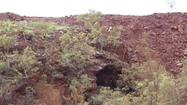 An undamaged cave at Juukan Gorge. Picture: Supplied.