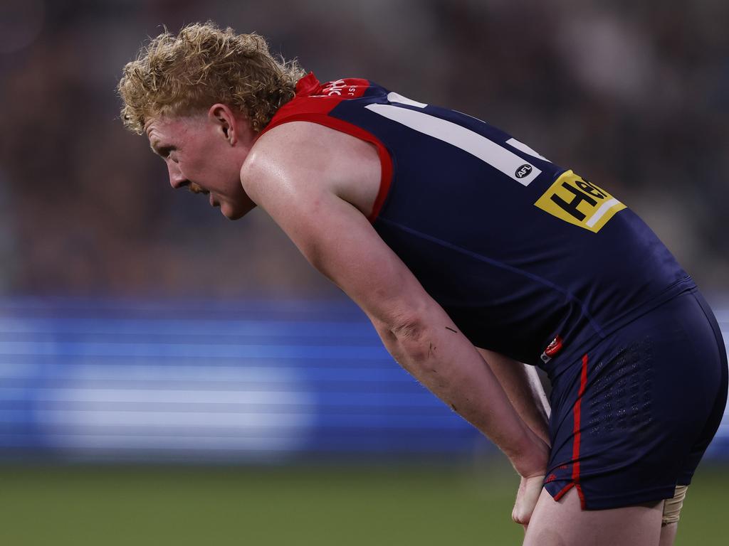 The midfielder’s stock continues to decline. Picture: Darrian Traynor/AFL Photos/via Getty Images