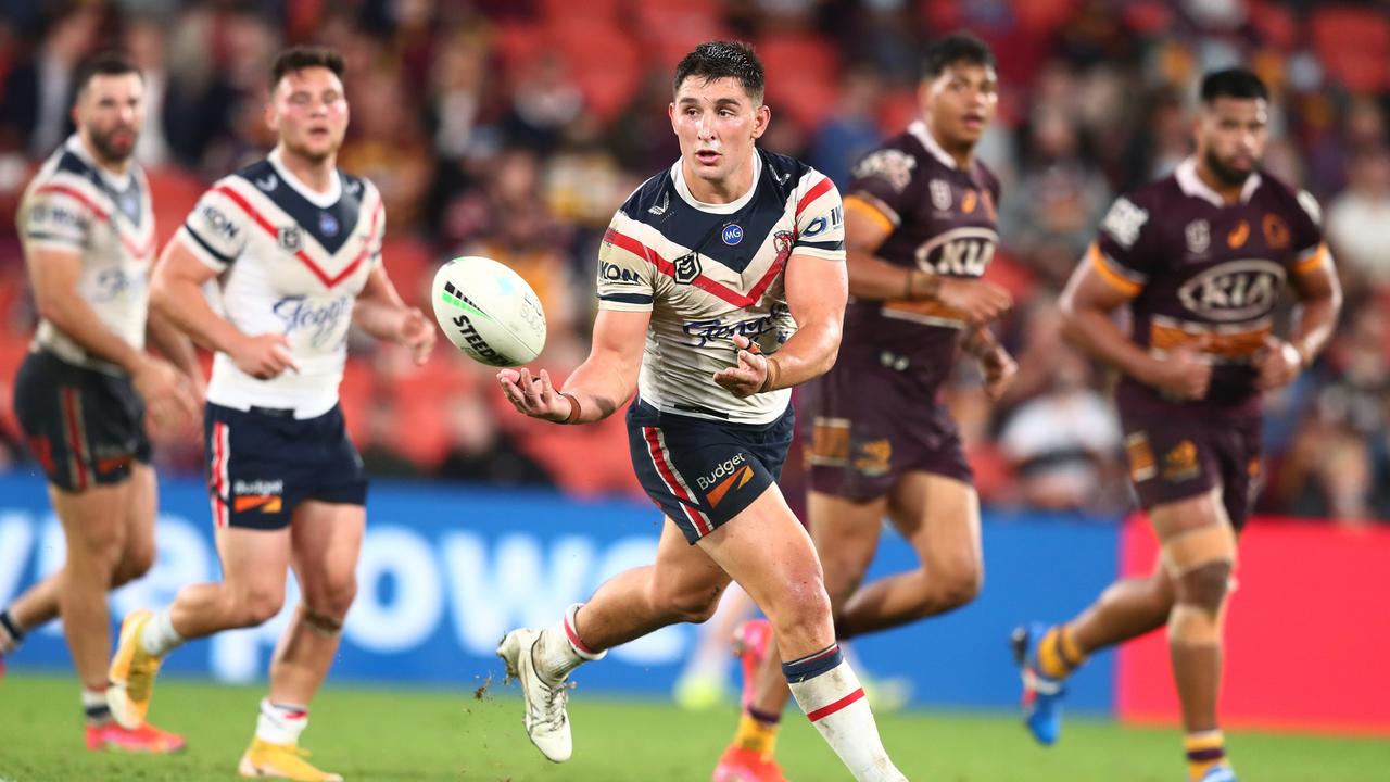 Victor Radley was put on report for attacking the legs of Albert Kelly. Picture: Chris Hyde/Getty Images