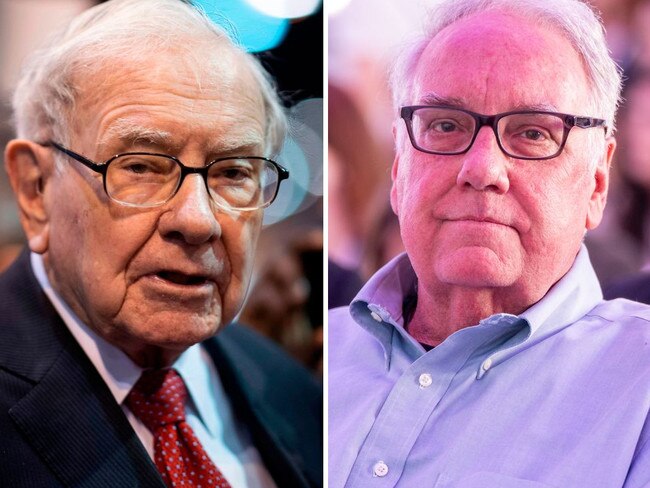 Warren Buffett and his son, Howie Buffett.