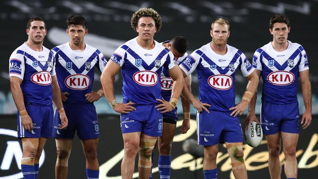 The Bulldogs remain anchored to the foot of the ladder. Photo by Brendon Thorne/Getty Images.