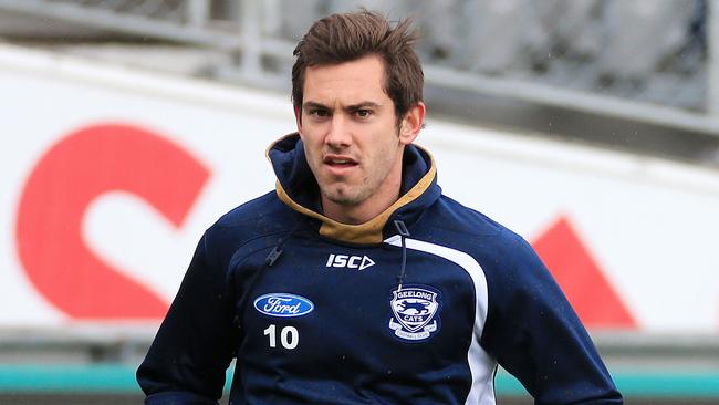 Daniel Menzel was selected by Geelong but is no certainty to play on Saturday night.