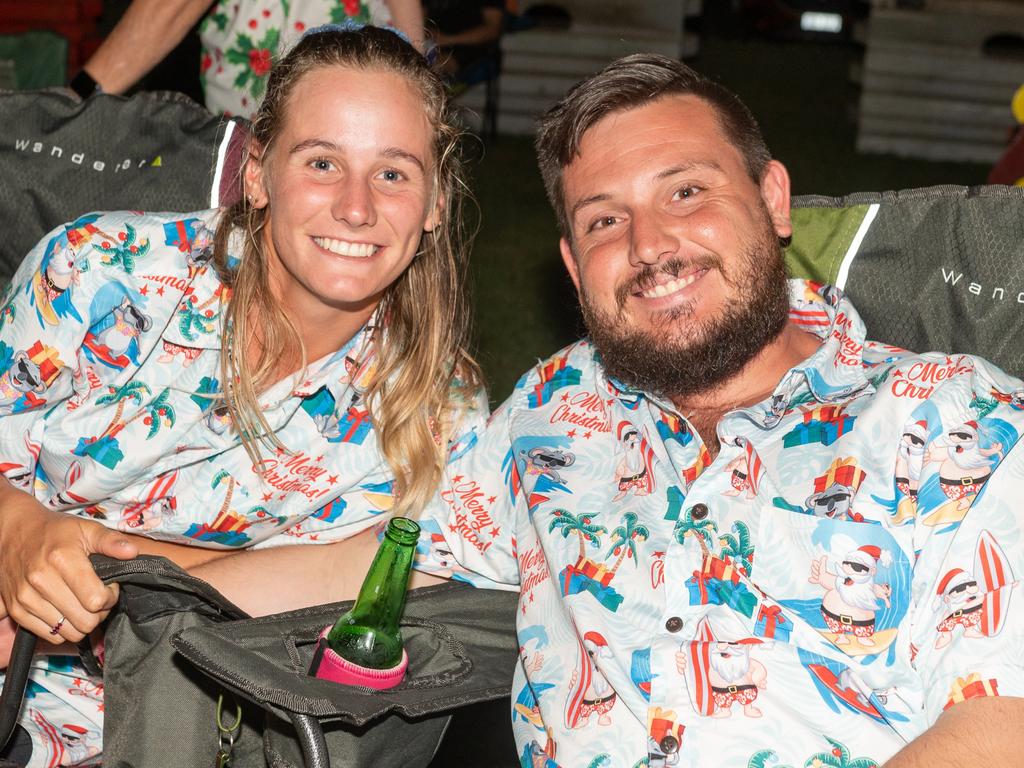 Rike Buehning and Morgan Haber at Habana Carols Under the Stars 2023. Saturday 23 December 2023 Picture:Michaela Harlow