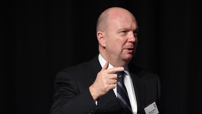 Origin Energy Chairman Gordon Cairns at the company's Annual General Meeting, in Sydney today (Image: AAP/Paul Miller)