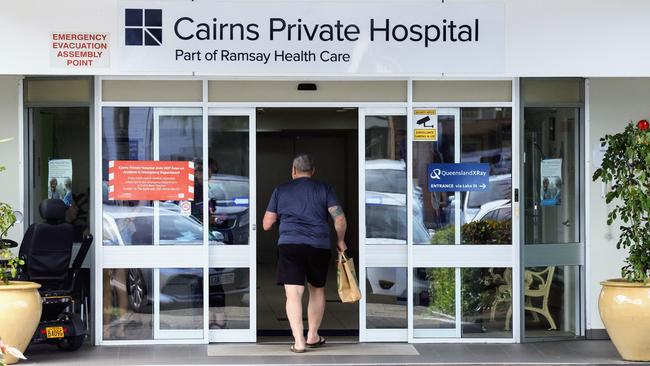 The Cairns Private Hospital on Upward Street. Picture: Brendan Radke