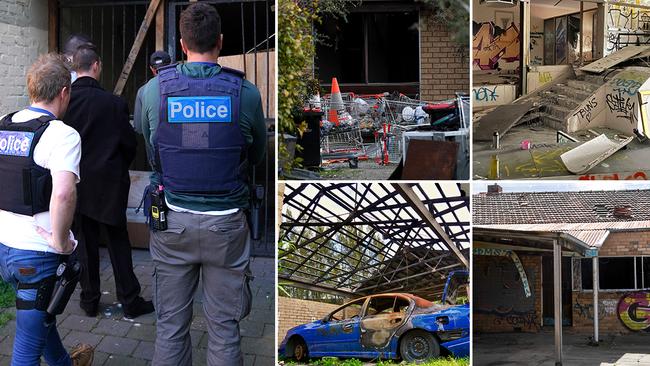 Melbourne’s notorious hellholes and squats.