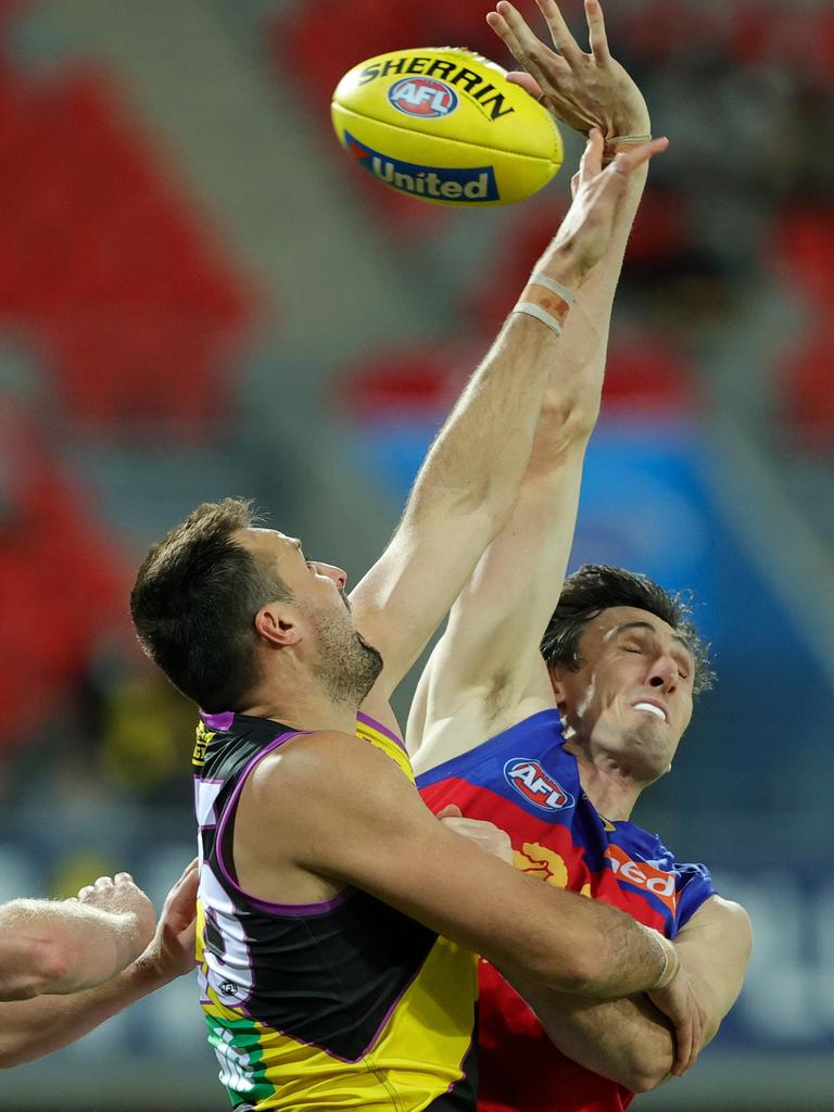 Toby Nankervis had a huge influence against Brisbane.