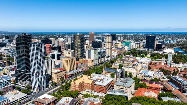 The Adelaide CBD skyline. Picture: Supplied by JLL