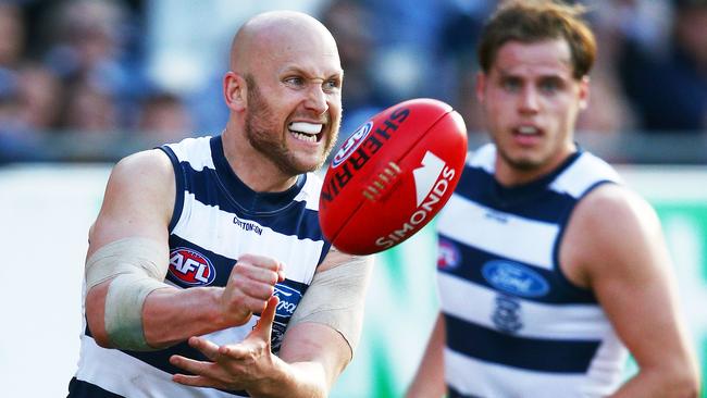 Gary Ablet racked up 38 disposals. Picture: Getty Images