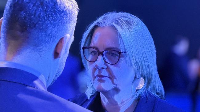 Premier Jacinta Allan attends the 77th Israel Independence Day celebration in Melbourne. Picture: Mohammad Alfares