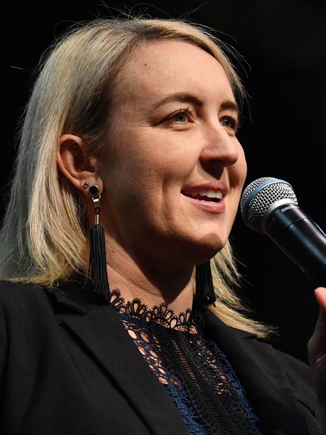 Liberal candidate for Macquarie Sarah Richards is gaining ground on an incumbent MP. Picture: AAP Image/Mick Tsikas