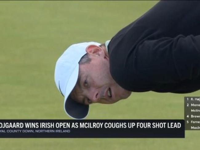 McIlroy coughs up four shot lead