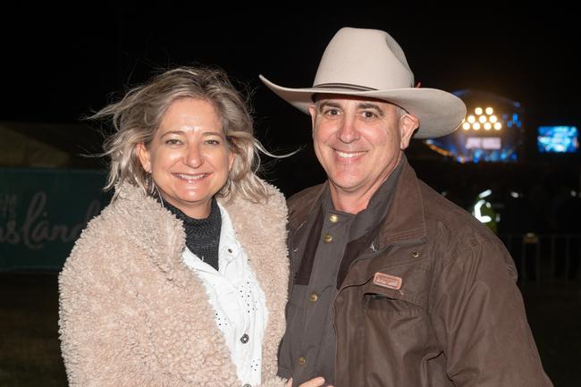 Darren and Rosemary Townsend at Legends on the Lawn at Harrup Park Country Club.Picture: Michaela Harlow