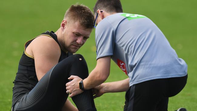 Jordan De Goey is off-contract at the end of 2020. Picture: AAP