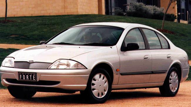 The base-model Ford Falcon AU Forte. Styling was not its forte. Picture: Supplied