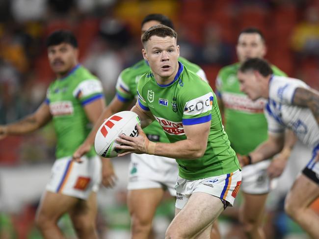 Ethan Strange was impressive against the Bulldogs. Picture: NRL Imagery