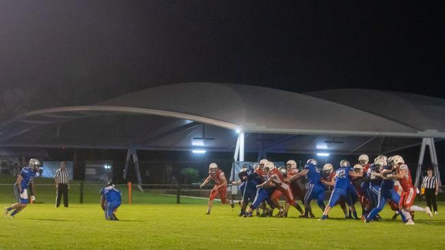 Mackay Gridiron vs Townsville Cyclones at West Tiger Park Walkerston. Saturday 20 January 2024 Picture:Michaela Harlow