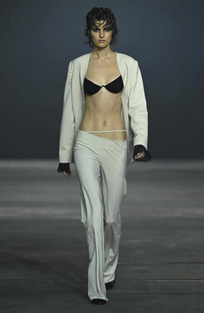 Bec + Bridge’s take on the bra as a top trend during AAFW. Picture: Getty Images