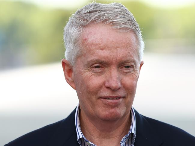 MELBOURNE, AUSTRALIA - JANUARY 09:  Australian Open Tournament Director Craig Tiley looks on during a media conference ahead of the 2023 Australian Open at Melbourne Park on January 09, 2023 in Melbourne, Australia. (Photo by Graham Denholm/Getty Images)