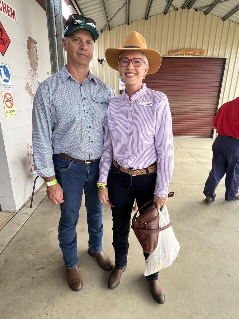 Michelle and Craig Byrnes at the Fraser Coast Show.