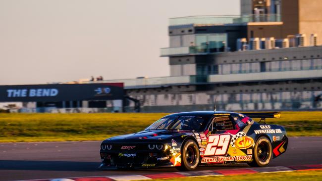 Lismore driver Nathan Herne finished runner-up in the third TA2 Racing Muscle Car Series round at the weekend.