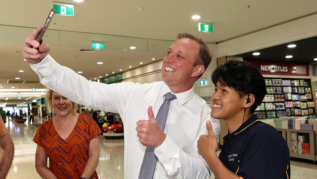 Queensland State Election coverage with the Queensland Premier Steven Miles. Steven visits Caneland Central. Pics Adam Head