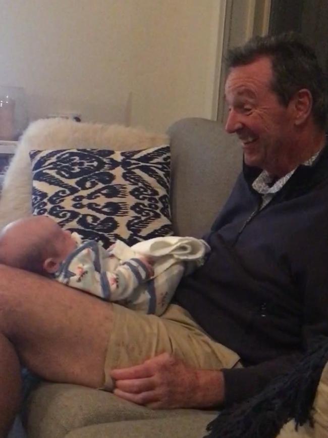 Neale and grandson Cooper