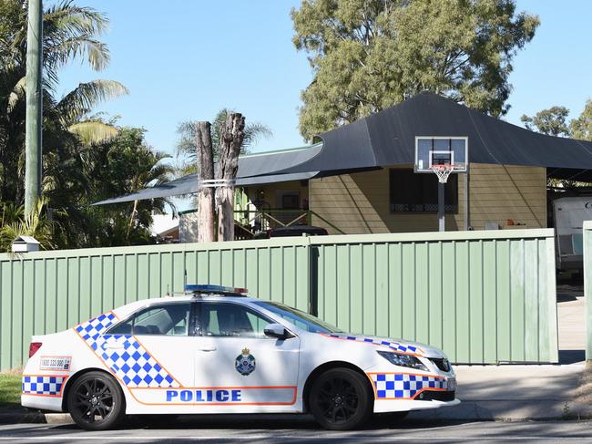 The Boat Harbour Drive house at Urangan which was the scene of an alleged kidnapping.