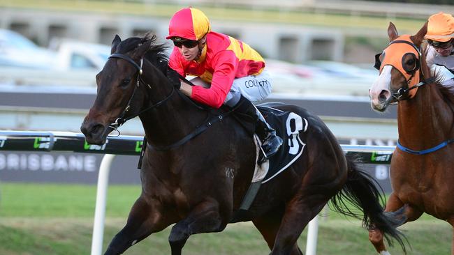 Bonny O'Reilly, winning at Doomben, will contest the Group 1 Tatts Tiara. Picture: Grant Peters, Trackside Photography