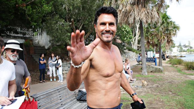 Don Diamont waving to fans. Picture: Adam Yip/ The Manly Daily